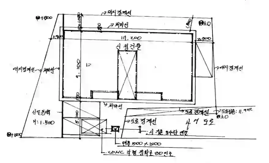 돌산그린빌라 배치도 이미지